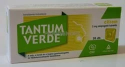 TANTUM VERDE citrom 3 mg szopogató tabletta