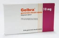 GELBRA 10 mg gyomornedv-ellenálló tabletta