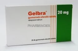 GELBRA 20 mg gyomornedv-ellenálló tabletta