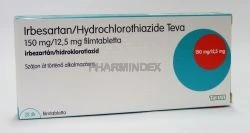 IRBESARTAN/HYDROCHLOROTHIAZIDE TEVA 150 mg/12,5 mg filmtabletta