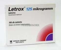 LETROX 125 µg tabletta