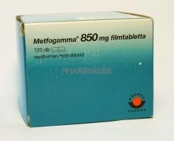 METFOGAMMA 1000 mg filmtabletta