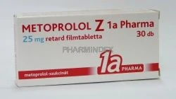 METOPROLOL Z 1A PHARMA 25 mg retard tabletta