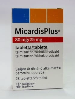 MICARDISPLUS 80 mg/25 mg tabletta