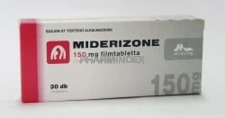 MIDERIZONE 150 mg filmtabletta