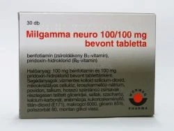 MILGAMMA neuro 100/100 mg bevont tabletta