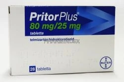 PRITORPLUS 80 mg/25 mg tabletta
