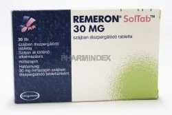REMERON 30 mg szájban diszpergálódó tabletta