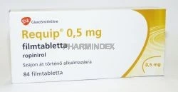 REQUIP 0,5 mg filmtabletta