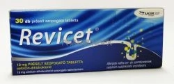 REVICET 10 mg préselt szopogató tabletta