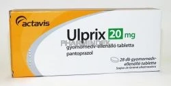 ULPRIX 20 mg gyomornedv-ellenálló tabletta