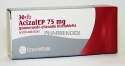 ACIZALEP 75 mg gyomornedv-ellenálló filmtabletta