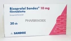 BISOPROLOL SANDOZ 10 mg filmtabletta