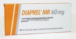 DIAPREL MR 60 mg módosított hatóanyagleadású tabletta