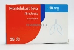 MONTELUKAST TEVA 10 mg filmtabletta