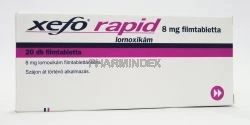XEFO RAPID 8 mg filmtabletta
