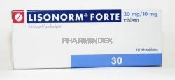 LISONORM FORTE 20 mg/10 mg tabletta