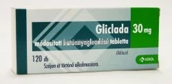 GLICLADA 30 mg módosított hatóanyagleadású tabletta