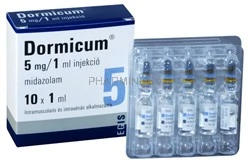 DORMICUM 5 mg/ml oldatos injekció