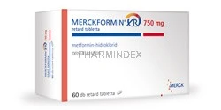 Merckformin XR mg retard tabletta - MDD