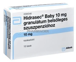 HIDRASEC BABY 10 mg granulátum belsőleges szuszpenzióhoz
