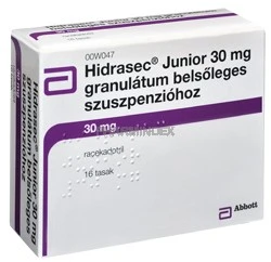HIDRASEC JUNIOR 30 mg granulátum belsőleges szuszpenzióhoz