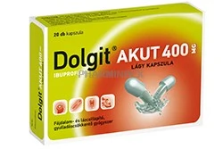 DOLGIT AKUT 400 mg lágy kapszula