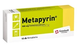 METAPYRIN 500 mg filmtabletta