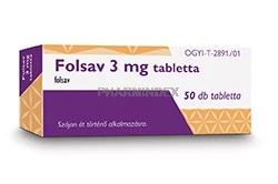 FOLSAV 3 mg tabletta