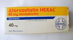 ATORVASTATIN HEXAL 40 mg filmtabletta