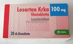 LOSARTAN KRKA 100 mg filmtabletta