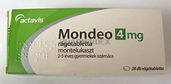 MONDEO 4 mg rágótabletta