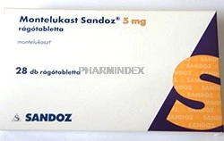 MONTELUKAST SANDOZ 5 mg rágótabletta