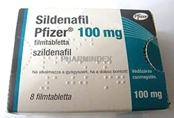 SILDENAFIL PFIZER 100 mg filmtabletta