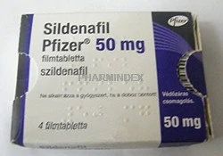 SILDENAFIL PFIZER 50 mg filmtabletta