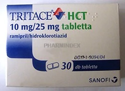 TRITACE HCT 10 mg/25 mg tabletta