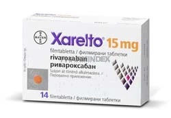 XARELTO 15 mg filmtabletta