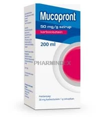 MUCOPRONT 50 mg/g szirup