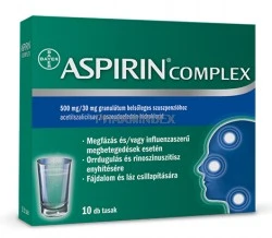 ASPIRIN COMPLEX 500 mg / 30 mg granulátum belsőleges szuszpenzióhoz