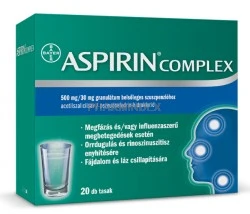 ASPIRIN COMPLEX 500 mg / 30 mg granulátum belsőleges szuszpenzióhoz