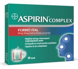ASPIRIN COMPLEX FORRÓ ITAL 500 mg/30 mg granulátum belsőleges szuszpenzióhoz