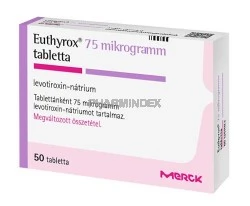 EUTHYROX 75 µg tabletta