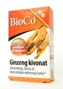 BioCo® Ginzeng kivonat tabletta Panax ginseng gyökér kivonatot tartalmazó étrend-kiegészítő