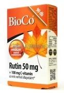 BioCo Rutin 50 mg +100 mg C-vitamin tabletta Rutint és C-vitamint tartalmazó étrend-kiegészítő