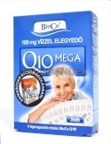 BIOCO 100 mg vízzel elegyedő Q10 Mega kapszula 100 mg vízzel elegyedő Q10-et, vitaminokat és szelént tartalmazó étrend-kiegészítő