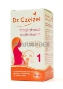 Dr. CZEIZEL Magzatvédő 1 multivitamin tabletta Folsavat, vasat, jódot és vitaminokat tartalmazó étrend-kiegészítő