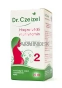 Dr. CZEIZEL Magzatvédő 2 multivitamin tabletta Folsavat, magnéziumot, jódot és vitamint tartalmazó étrend-kiegészítő
