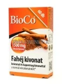 BioCo Fahéj kivonat tabletta Krómmal és kapormag kivonattal, fahéj és kapormag kivonatot tartalmazó étrend-kiegészítő