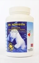 DR. NORVEGIA Omega-3-E standardizált halolaj kapszula E-vitamin tartalmú étrend-kiegészítő