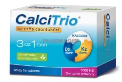 CALCITRIO tabletta Kalciumot, K2- és D3-vitamint tartalmazó étrend-kiegészítő